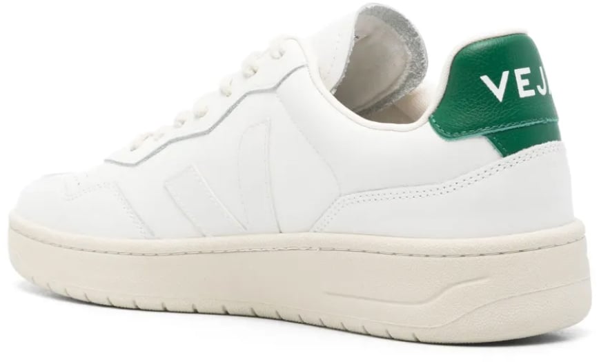Veja V-90 O.t. Leather Sneakers Wit