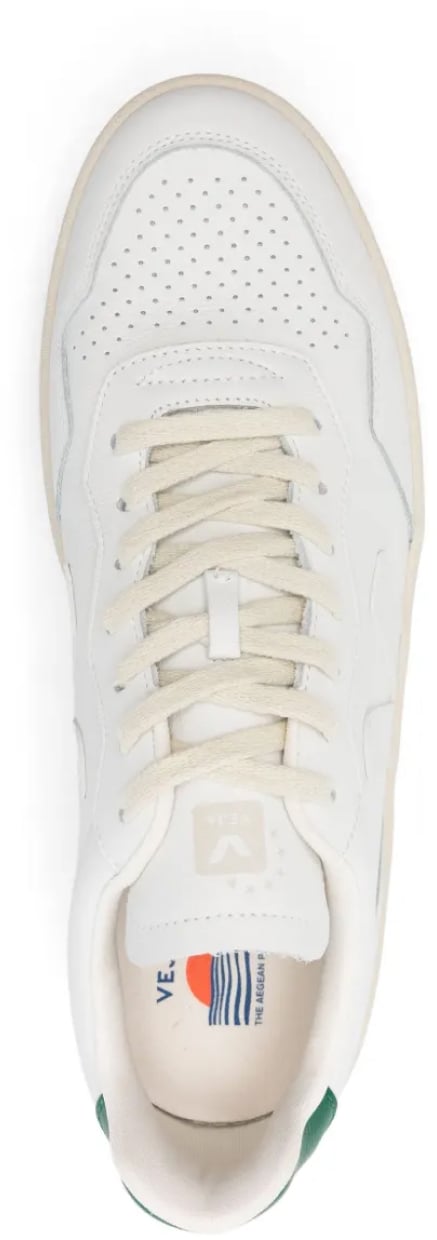 Veja V-90 O.t. Leather Sneakers Wit