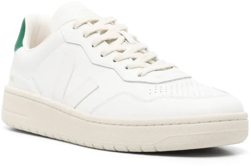 Veja V-90 O.t. Leather Sneakers Wit