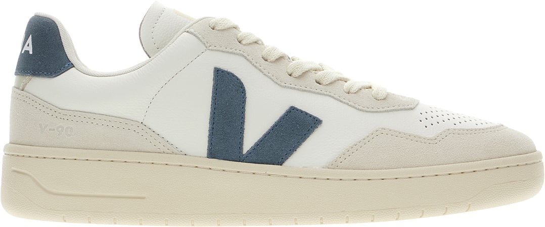 Veja White leather V-90 sneakers Wit