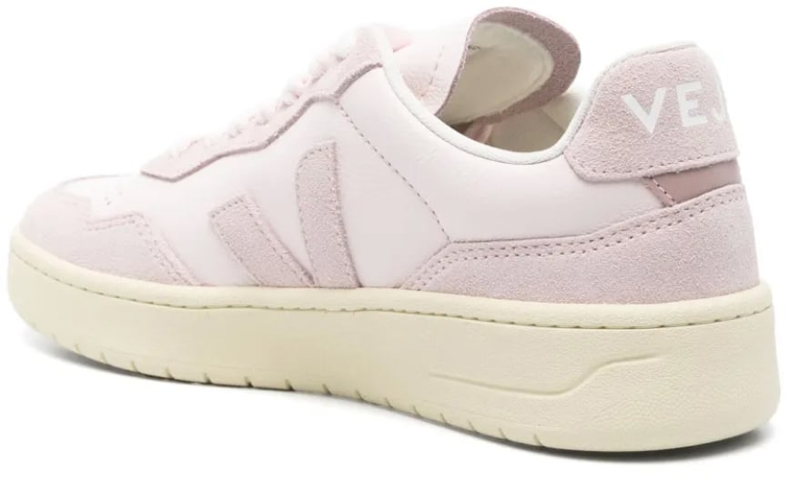 Veja V-90 O.t. Leather Sneakers Roze