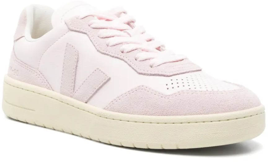 Veja V-90 O.t. Leather Sneakers Roze