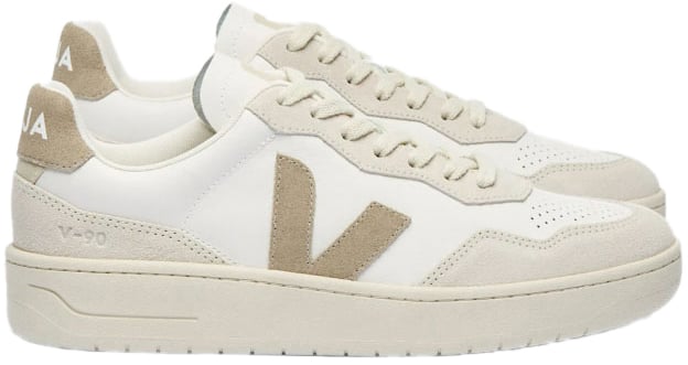 Veja Sneakers Biancotaupe Wit