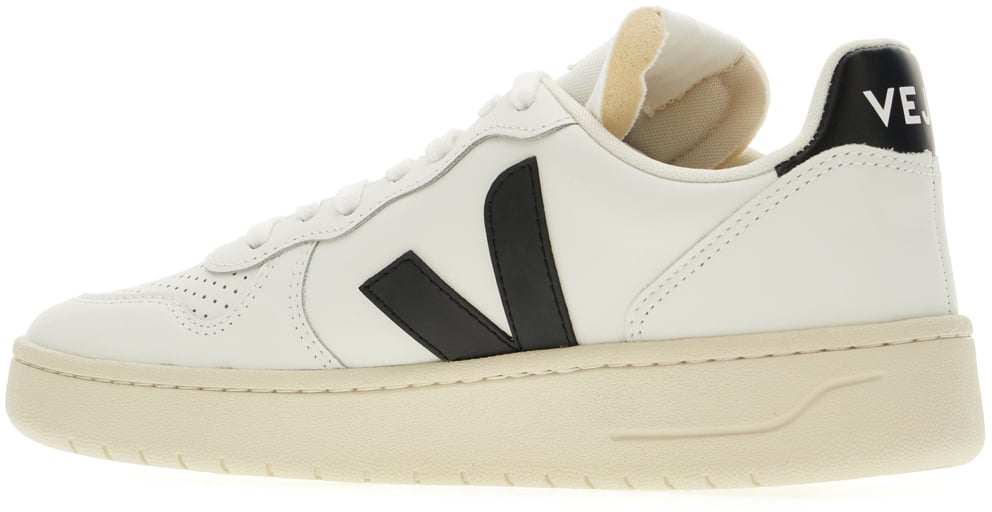 Veja White leather V-10 sneakers Wit