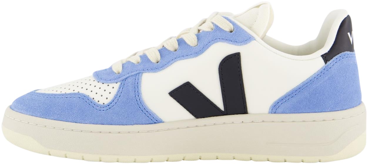 Veja Dames V-10 Pure Sneaker Blauw Blauw