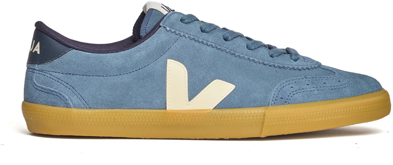 Veja Sneakers Volley Suede Blauw
