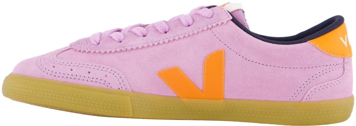 Veja Dames Volley Suede Sneaker Roze Roze