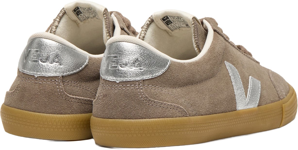 Veja - Volley Suede Moonrock Silver - VO0321865A - Moonrock Silver Grijs