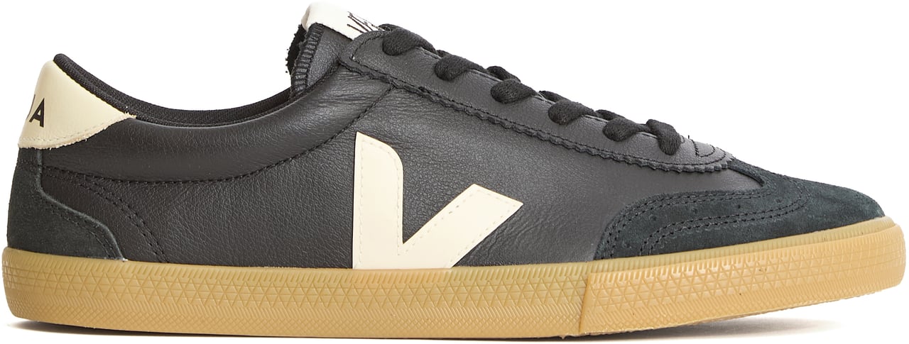 Veja Sneakers Volley Leather Zwart