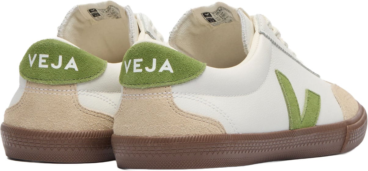 Veja - Volley O.T. Leather - VO2020875A - White Kiwi Bark Wit