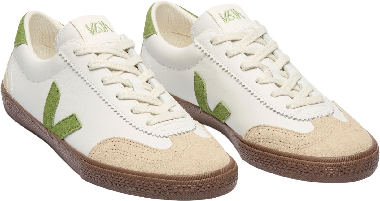 Veja - Volley O.T. Leather - VO2020875A - White Kiwi Bark Wit