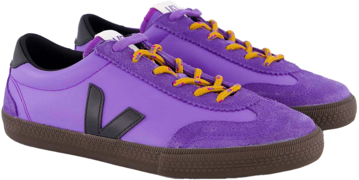 Veja Dames Volley Suede Sneaker Geel