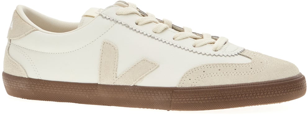 Veja White leather Volley O.T. sneakers Wit