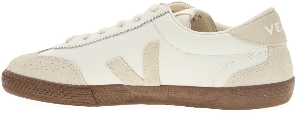 Veja White leather Volley O.T. sneakers Wit