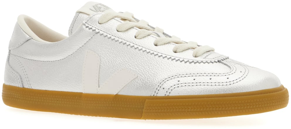 Veja Veja Silver leather Volley O.T. sneakers Zilver
