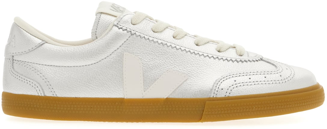 Veja Veja Silver leather Volley O.T. sneakers Zilver