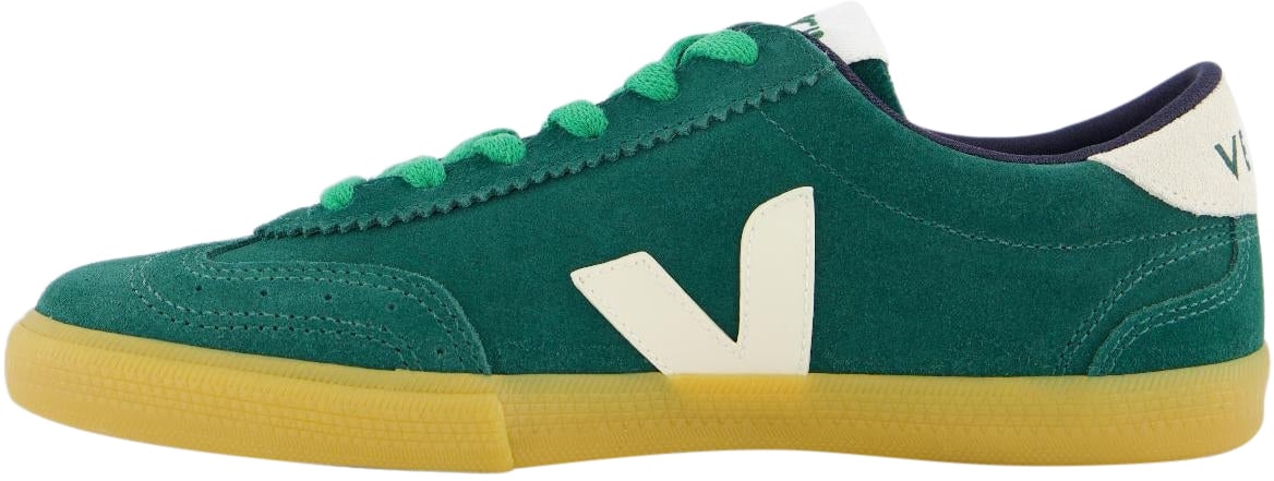 Veja Dames Volley Suede Sneaker Groen Groen