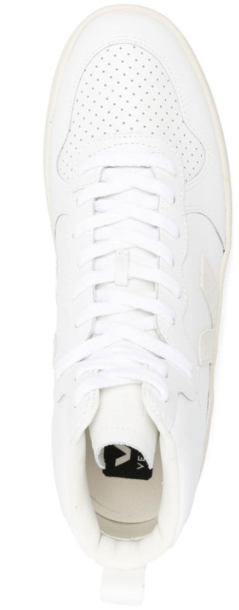 Veja V-15 Leather Sneakers Wit