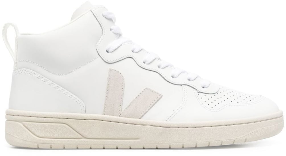 Veja V-15 Leather Sneakers Wit