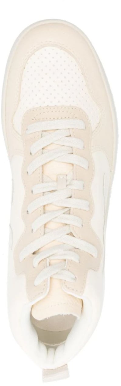 Veja V-15 Chromefree Leather Sneakers Beige