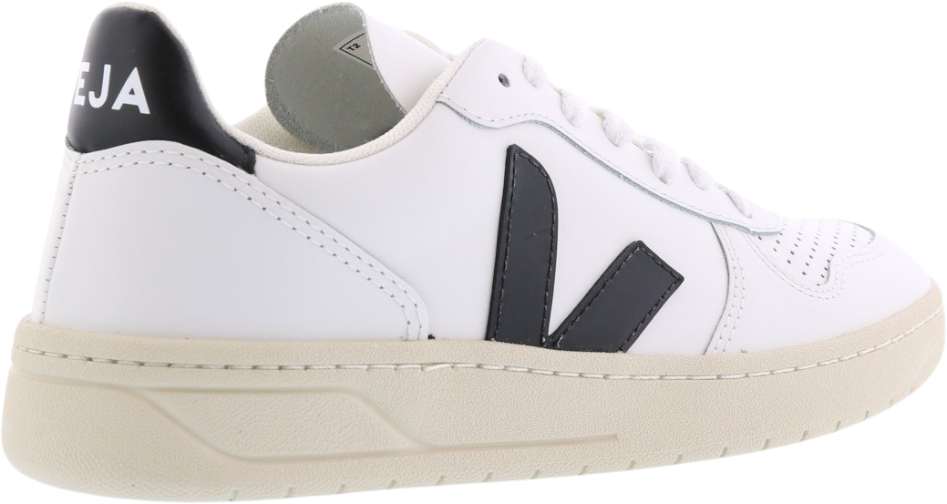 Veja Dames V-10 Leather Wit