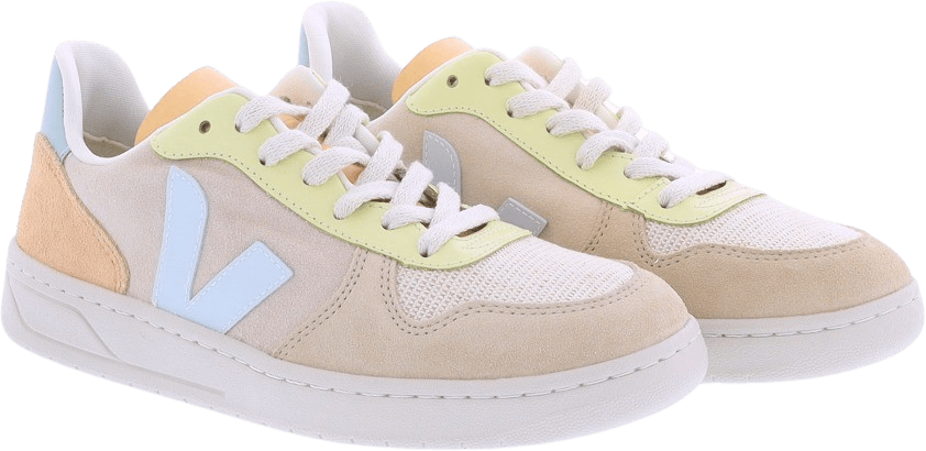 Veja Dames V-10 Suede Beige