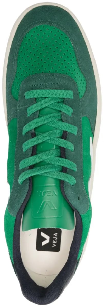 Veja V-10 Suede Sneakers Groen