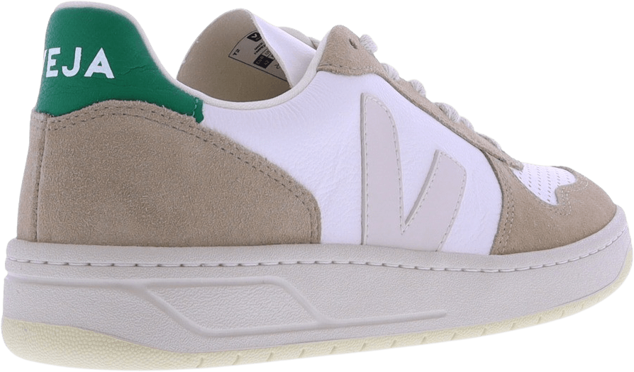 Veja Dames V-10 Chfree Leath Wit