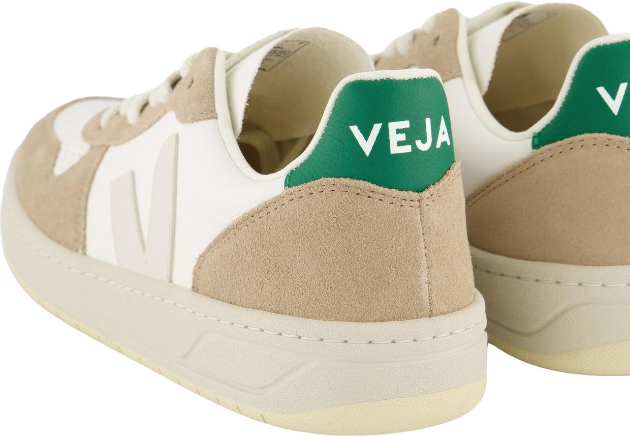 Veja Dames V-10 Chfree Leath Wit