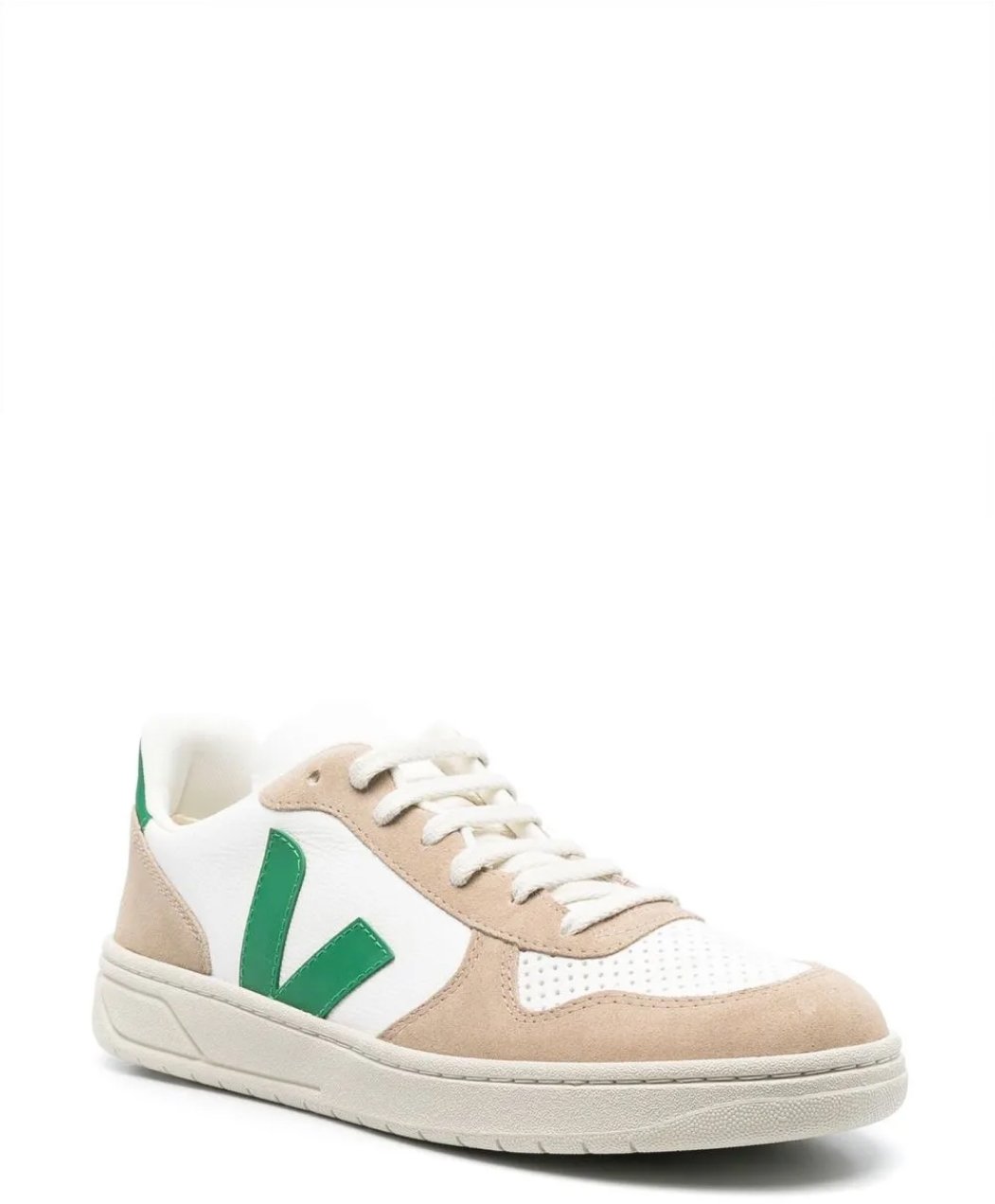 Veja V-10 Chromefree Leather Sneakers Divers