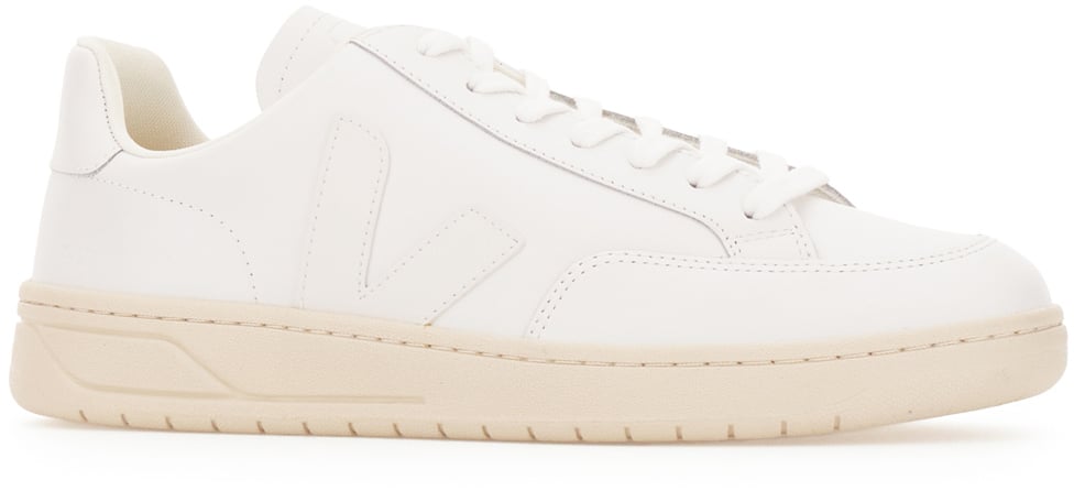 Veja Veja White leather V-12 sneakers Wit