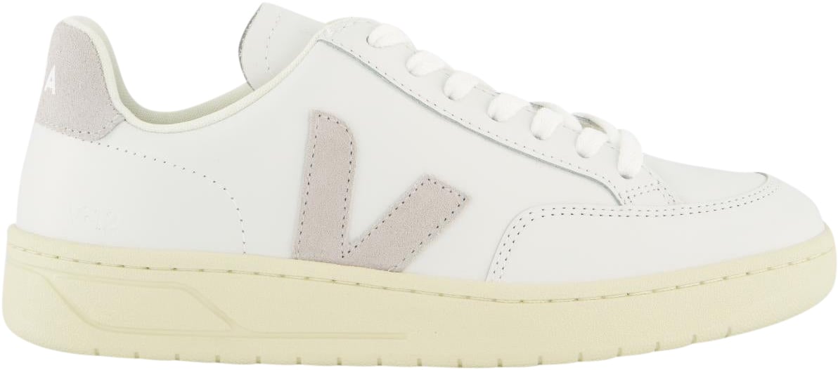 Veja Dames V-12 Sneaker Wit/Grijs Wit
