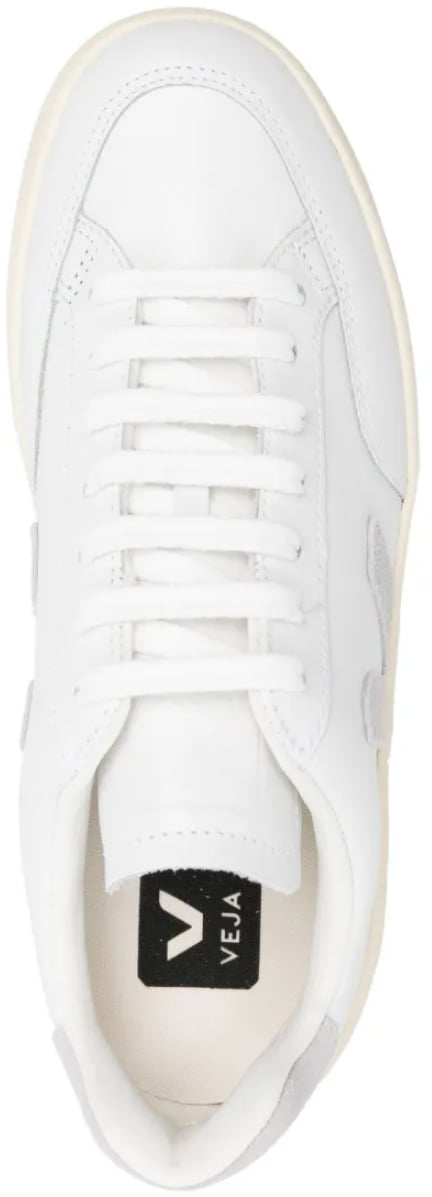 Veja V-12 Leather Sneakers Wit