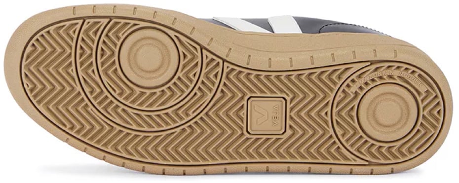 Veja V-12 Leather Sneakers Zwart