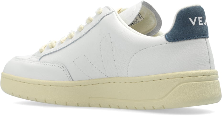 Veja V-12 Stitch O.t. Leather Sneakers Wit