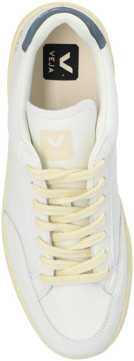 Veja V-12 Stitch O.t. Leather Sneakers Wit