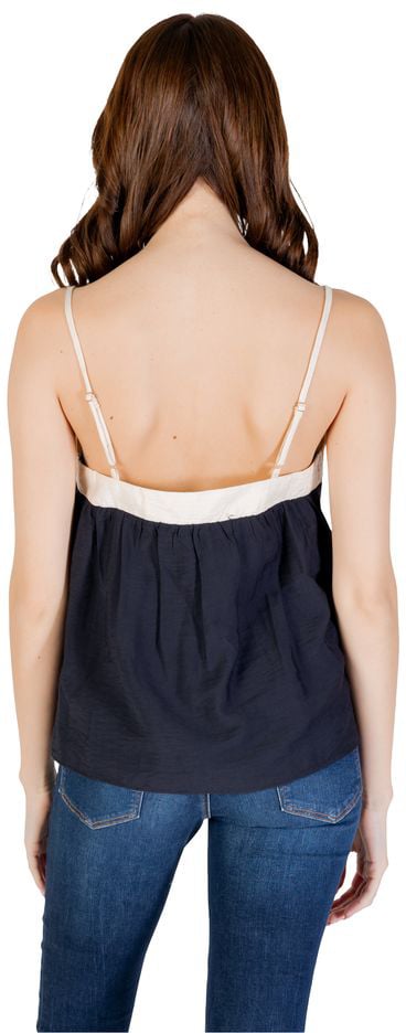 Vero Moda Black Nylon Top Zwart