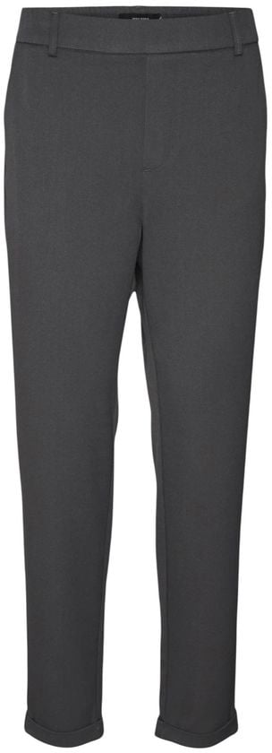 Vero Moda Gray Polyester Casual Pants Grijs