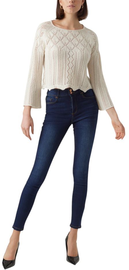 Vero Moda Beige Cotton Sweatshirt Beige