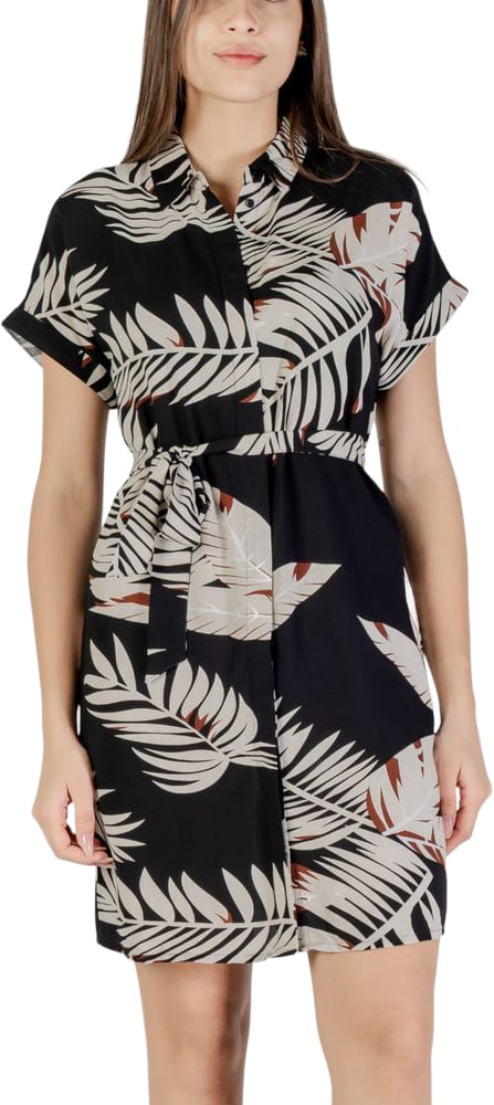 Vero Moda Beige Viscose Short Dress Beige