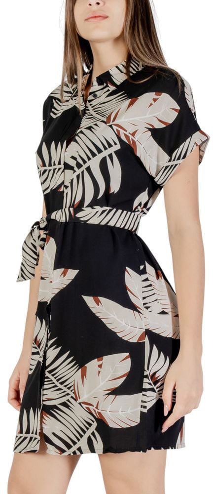 Vero Moda Beige Viscose Short Dress Beige