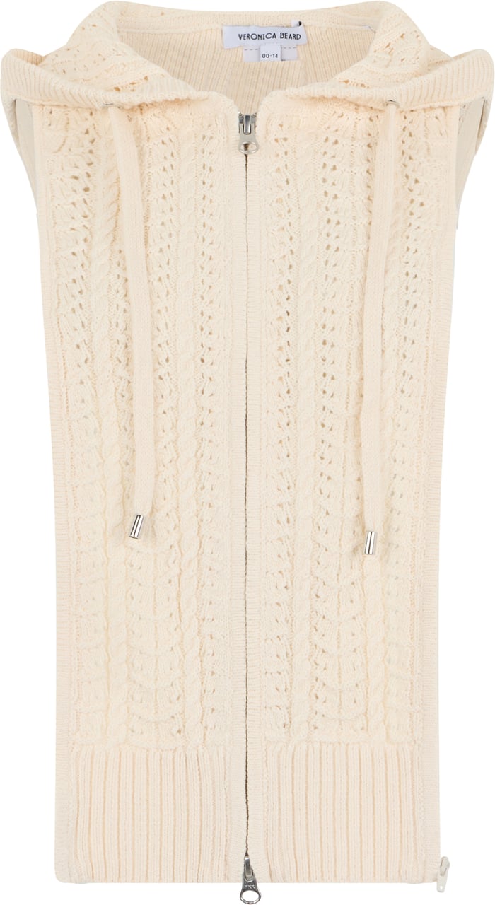 Veronica Beard Cardigan without sleeves Neutraal