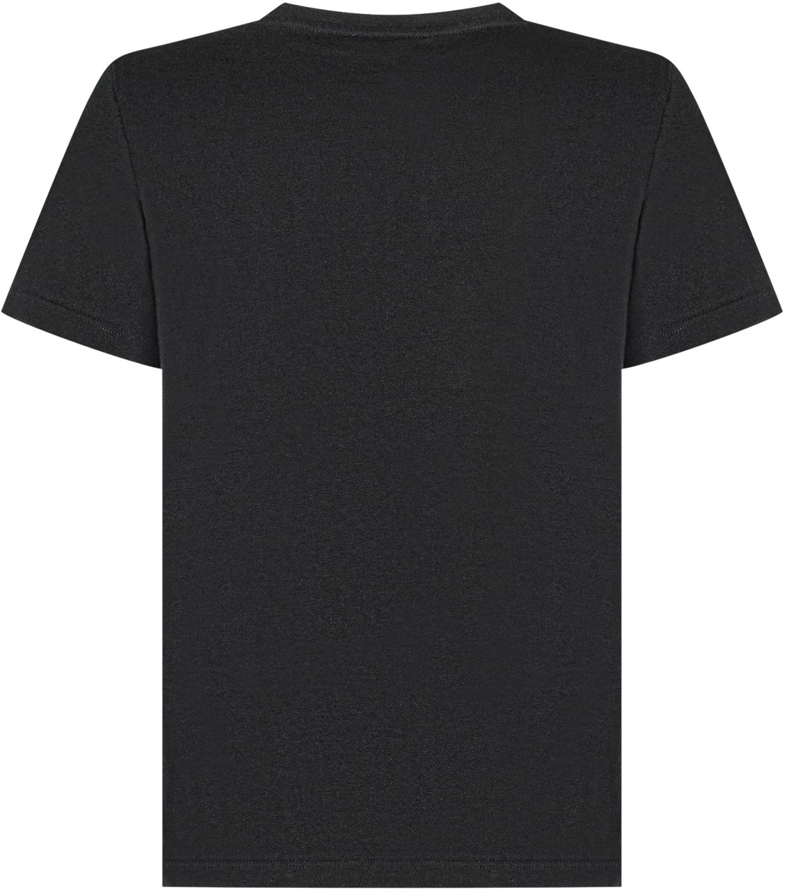 Versace Versace Kids T-Shirt Nera con Maxi Logo Medusa Zwart