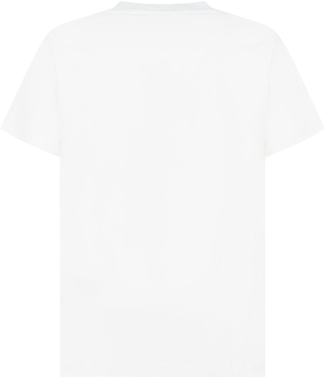Versace Versace Kids T-Shirt Bianca con Maxi Logo Medusa Wit