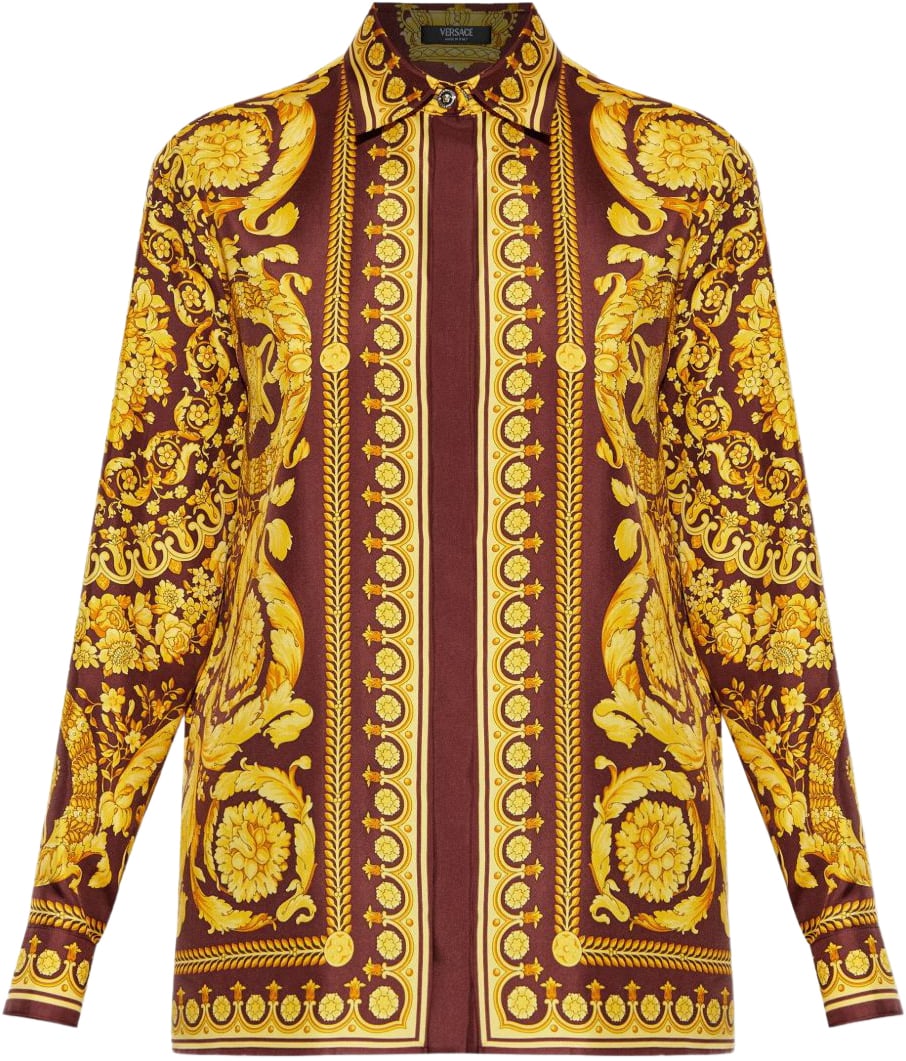 Versace Top Burgundygold Rood