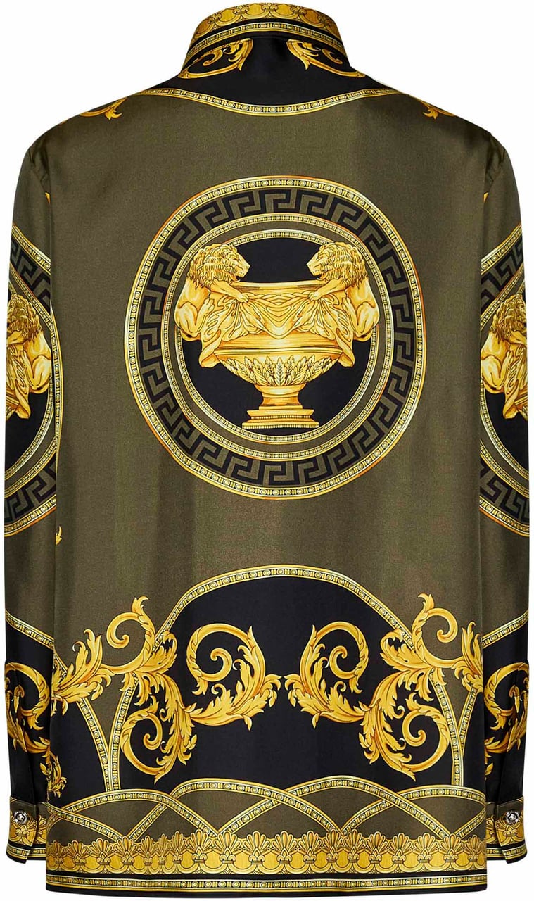 Versace Shirts Black Zwart