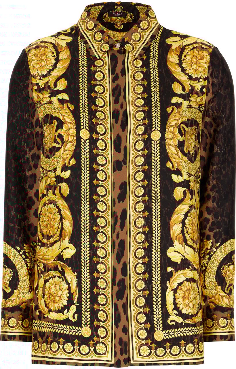 Versace Versace Printed silk shirt Divers