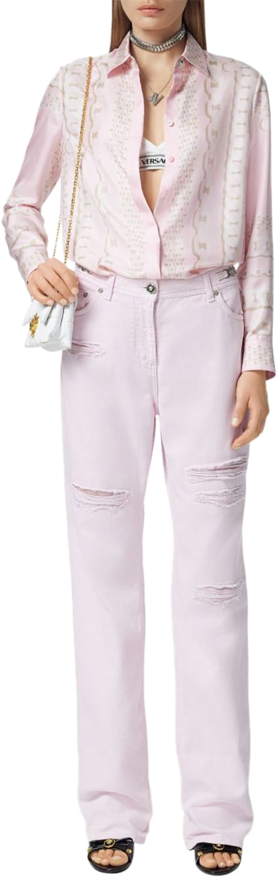 Versace Shirts Pink Roze