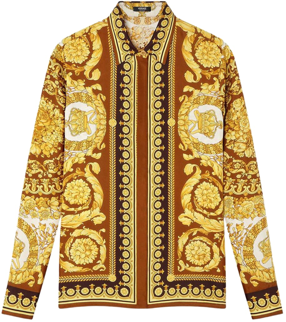 Versace Top Browngold Bruin