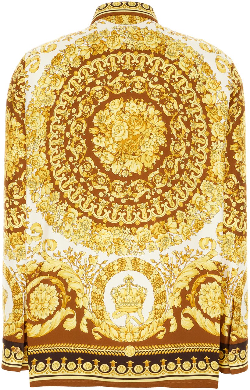 Versace Printed silk shirt Divers